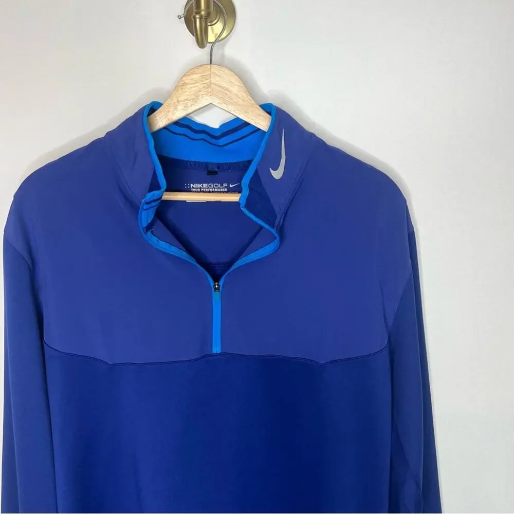 Nike Golf Tour Performance Pullover Blue